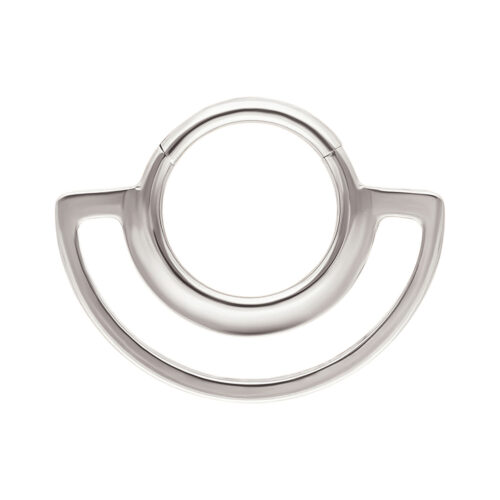 Dual Ring Clicker - Silvercoloured Metal