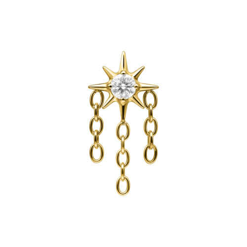 Push Fit Shooting Star Aufsatz - Golden Metal