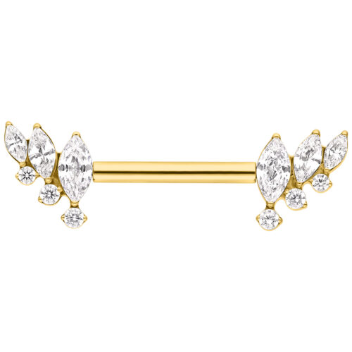 Crystal Wings Push Fit Barbell
