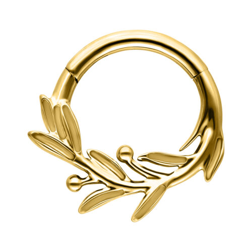 Olive Branch Clicker - Golden Metal