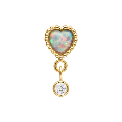 Push Fit Opal Heart Attachment